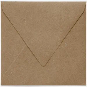 Envelop Papicolor EA5 156x220mm recycled kraft bru