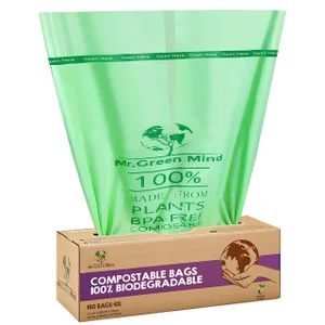 Afvalzak bio Mr.Green Mind 43x46cm 10 liter dispen