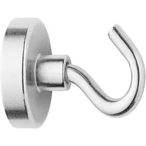 Magneet met haak Westcott 25mm zilver Trekkracht +