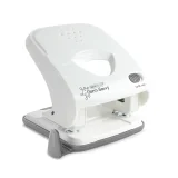 Perforator Rapesco Germ-Savvy Less Effort Eco X5-40ps antibacterieel 2-gaats wit