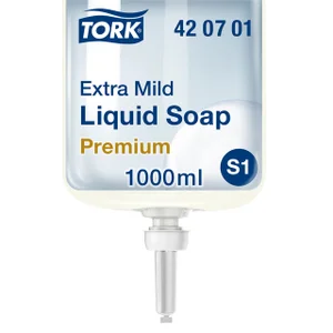 Handzeep Tork S1 Premium vloeibaar 1000ml gevoelig