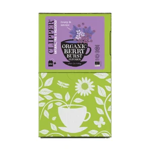Thee Clipper infusion berry burst bio 250 zakjes