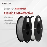 3D Filament Creality PLA 1.75mm wit + grijs 1kg