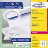 Etiket Avery L7164-100 63.5x72mm wit 1200 stuks