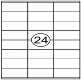 Etiket Quantore 70x36mm 2400 stuks