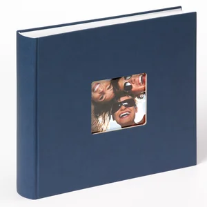 Fotoalbum walther design Fun 30x30cm 50vel blauw