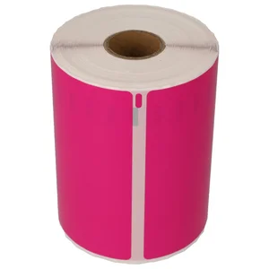 DULA - Dymo S0904980 4XL Groot verzendetiket roze - 104x159mm 220 per rol
