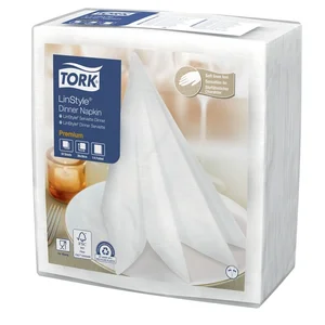 Dinerservet Tork Linstyle Premium 1/4 vouw 1-laags