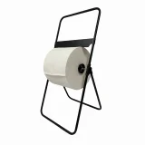 Poetspapierdispenser Euro Products V1 vloerstandaard zwart 438305