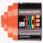 Paintmarker Uni POSCA PC8K breed schuin donker ora
