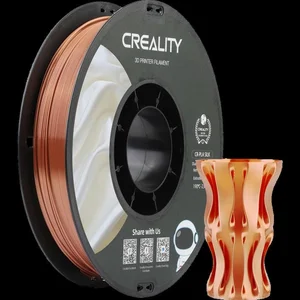 3D Filament Creality PLA 1.75mm Silk rood koper 1k