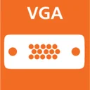 Adapter Hama HDMI-VGA zwart