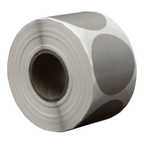 DULA Etiketten rond zilver 35mm - 500 stickers op rol - Sluitzegel