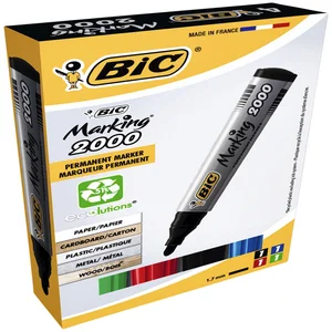 Viltstift Bic 2000 ecolutions rond large assorti d