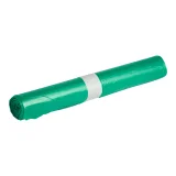 Afvalzak Propsac HDPE T23 58x100cm 70L groen rol à 25 stuks