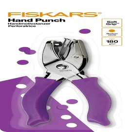 Handpuncher Fiskars M circle 1/8" met SoftGrip paa