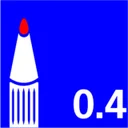 Balpen Schneider K20 Icy Colours medium blauw