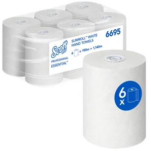 Handdoekrol Scott Essential Slimroll 1-laags 190m