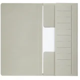 Dossiermap Djois Secolor Mammoet folio 3 kleppen 250gr recycled grijs 50 stuks