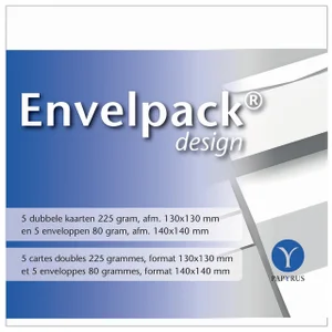 Dubbele kaart Papyrus Envelpack Design vierkant 14