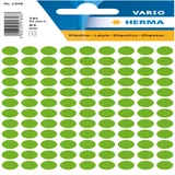 Etiket HERMA 1848 rond 8mm fluor groen 540 stuks