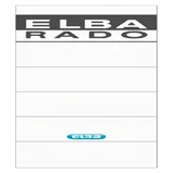 Rugetiket Elba breed 59x190mm zelfklevend wit/grijs 10 stuks