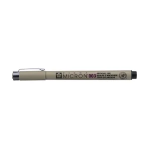 Fineliner Sakura Pigma Micron 003 0.15mm zwart