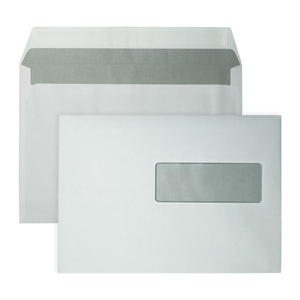 DULA C5 enveloppen - 229x162mm zelfklevend - venster rechts