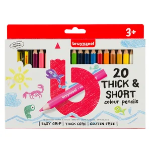 Kleurpotloden Bruynzeel Kids Thick & Short assorti