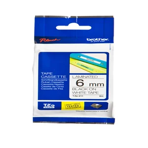 Labeltape Brother P-touch TZe-211 standaard 6mm zw
