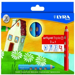 Kleurpotlood LYRA Groove Triple One extra dik set