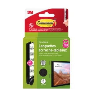Bevestigingsstrip Command groot klik vast 7,2kg zw