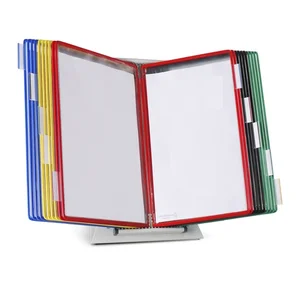 Zichtpanelensysteem bureau Tarifold metaal A4 met