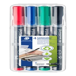 Viltstift Staedtler Lumocolor 318 permanent F set
