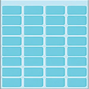 Etiket HERMA 3643 12x19mm blauw 160 stuks
