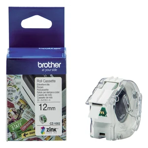 Etiket Brother CZ-1002 multifunctioneel 12mm 1 rol