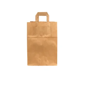 Tas IEZZY kraft papier 26x17x25cm (bxdxh) bruin 25