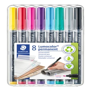 Viltstift Staedtler Lumocolor 318 permanent F set