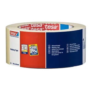 Afplaktape tesa® Professional 4323 50mmx50m lichtc