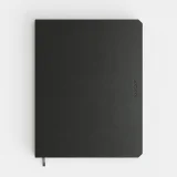 Notitieboek de KEMPEN Ashblack 171x220mm blanco 192 pag 90gr zwart