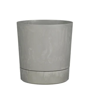 Plantenpot Mica Coco met schotel rond hoogte 29,5