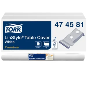Tafellaken Tork Linstyle Premium 120cmx20m wit 474