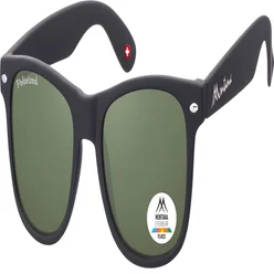 Zonnebril Montana met groen G15 gepolariseerd glas