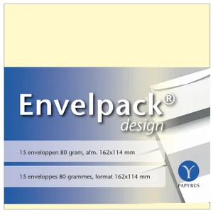 Envelop Papyrus Envelpack Design C6 114x162mm ivoo