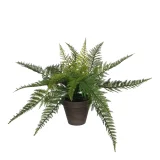 Kunstplant Mica varen groen in pot Stan grijs Ø50 38cm