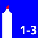 Viltstift edding 143 schuin 1-3mm blauw