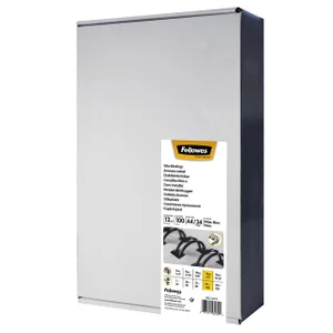 Draadrug Fellowes 12mm 34-rings A4 zilver 100 stuk