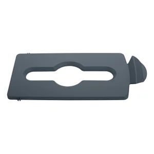 Deksel Rubbermaid Slim Jim Recyclestation inwerpop