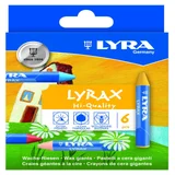 Waskrijt LYRA Lyrax Wax Giants set à 6 kleuren
