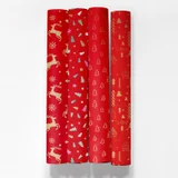 DULA kerst inpakpapier - 1,5mx70cm - Red X-mas 